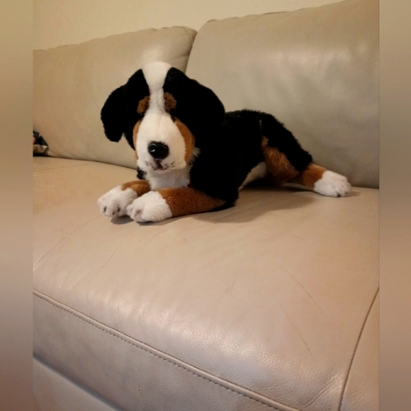 Vintage E & J Classic Collection Bernese Mountain Dog Stuffed Plush M/L - Picture 1 of 16